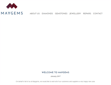 Tablet Screenshot of maygems.com